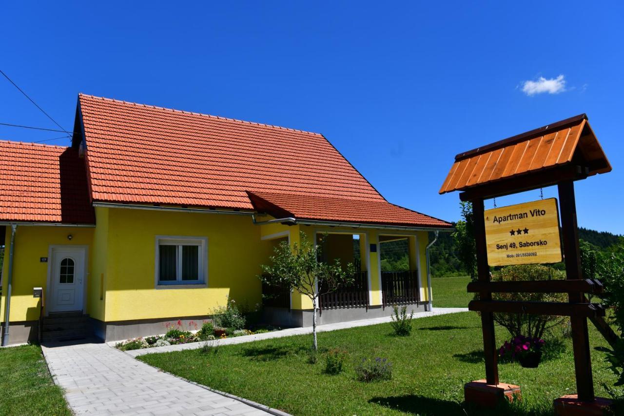 Apartman Vito Saborsko Экстерьер фото